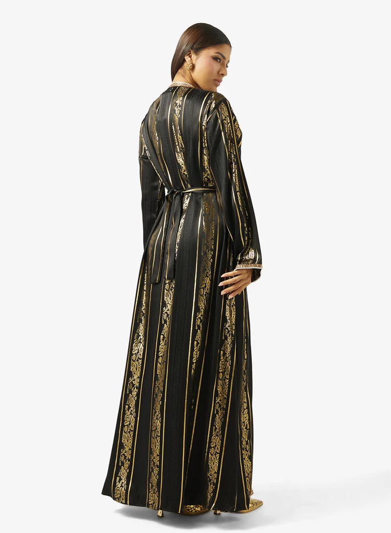 ARABIAN CLOSET LADIES ABAYA 2 PIECE WITH BELT
